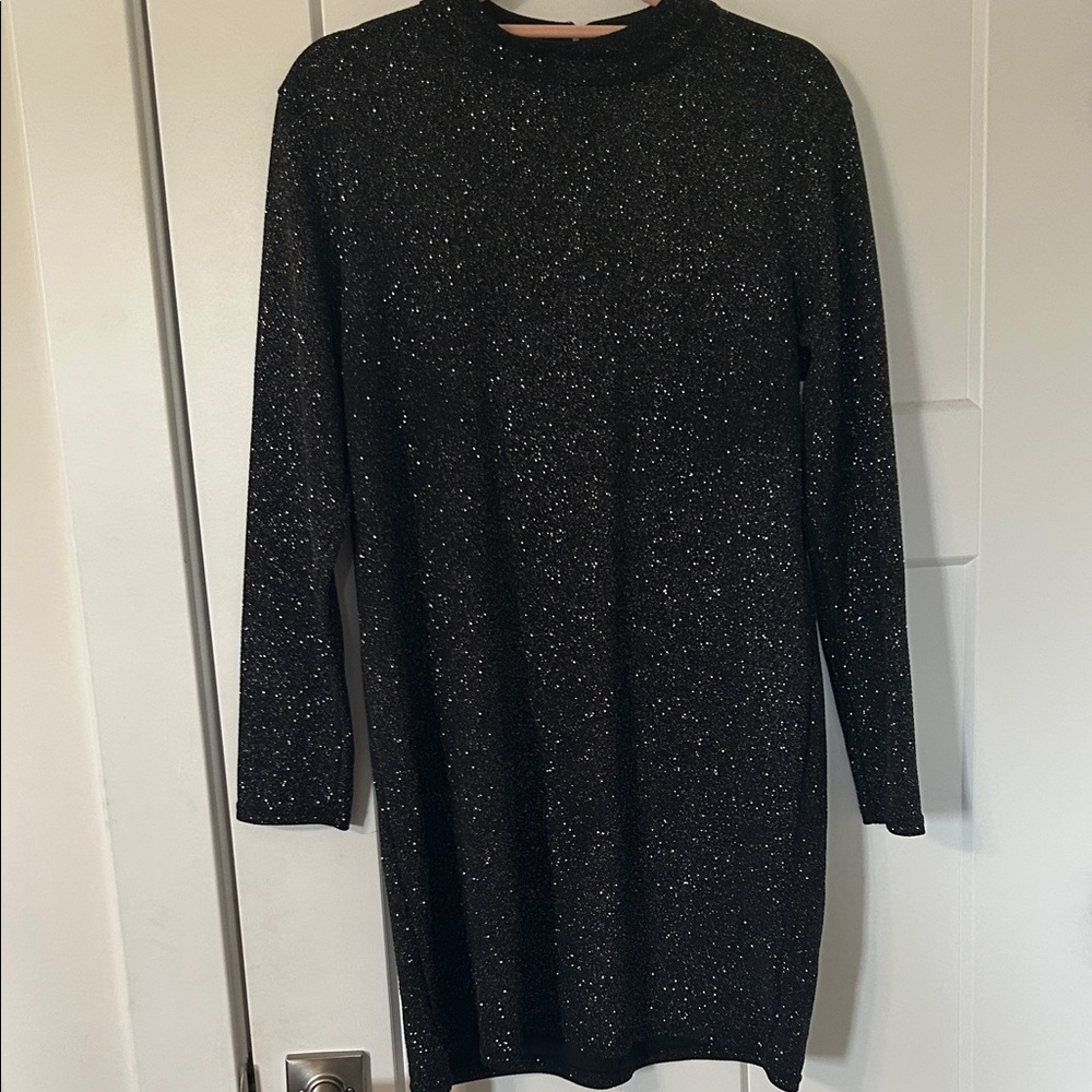 Elegant Black Sparkle Dress